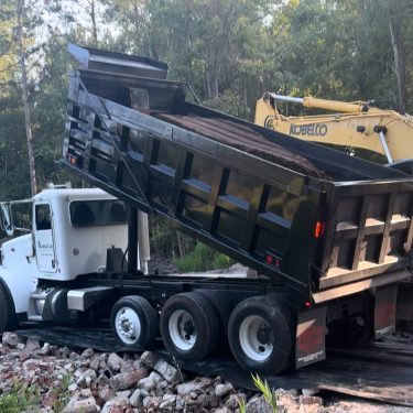 Company dump truck for ArborCare Tree Management Tree Services